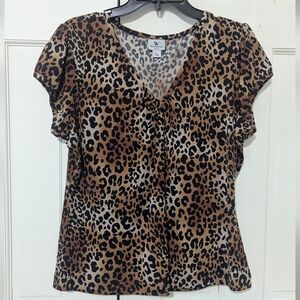 Worthington Cheetah Women's Shirt